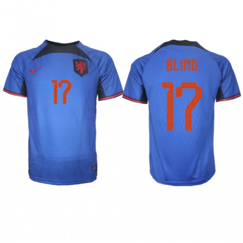 Netherlands Daley Blind #17 Replica Away Stadium Shirt World Cup 2022 Short Sleeve